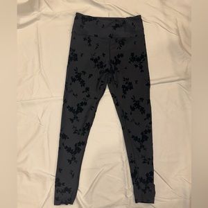 SoulCycle Velvet Floral Leggings